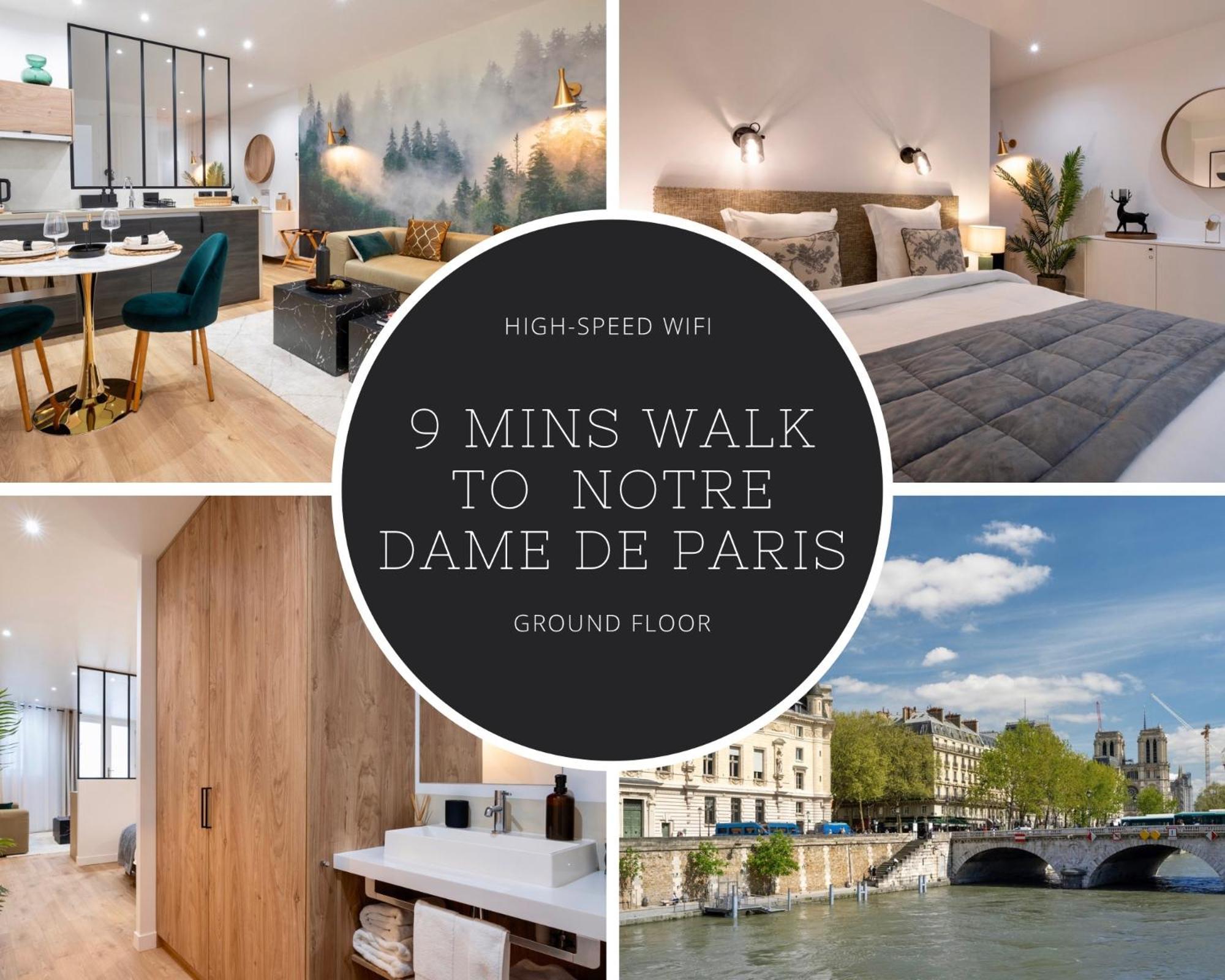 Appartement Cosy A 9 Min A Pied De La Cathedrale Notre Dame Paris Exterior photo